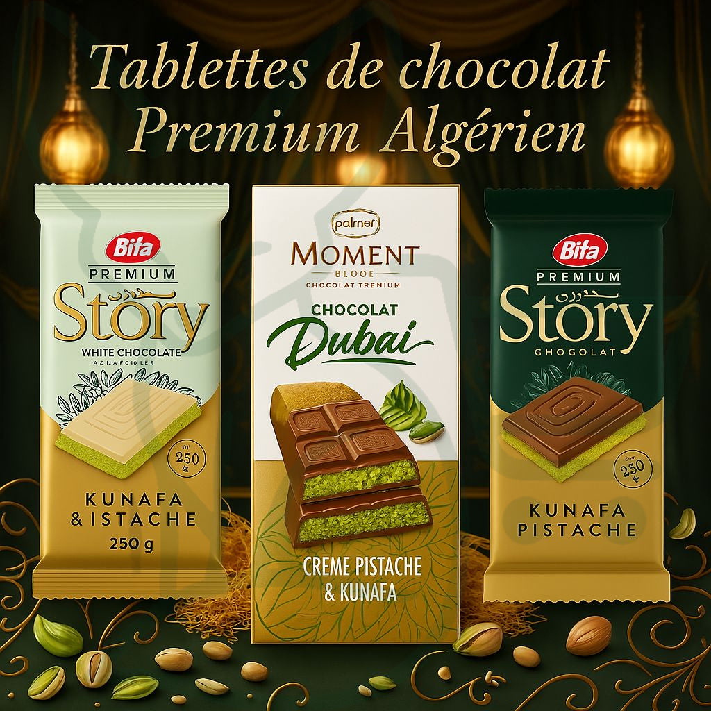 STORY by BIFA – Chocolat au lait Fourrage Kunefe & Noisettes 115g