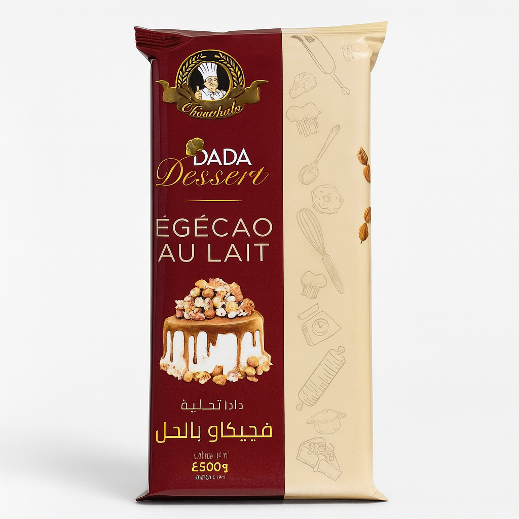Tablette Pâte à Glacer Chocolat au Lait 500g Dada Dessert Chocolada