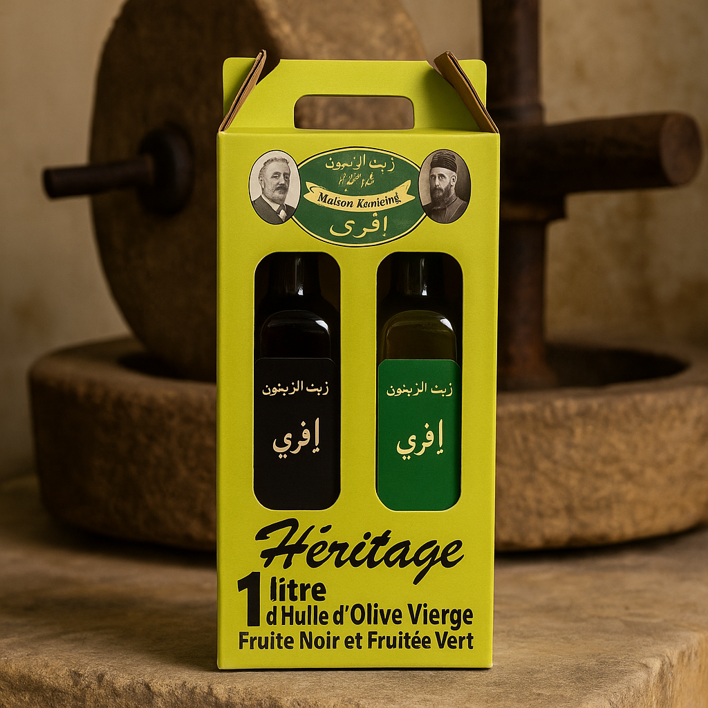 Héritage Olive – 2 Huiles d’Olive Vierge 2x50cl Ifri