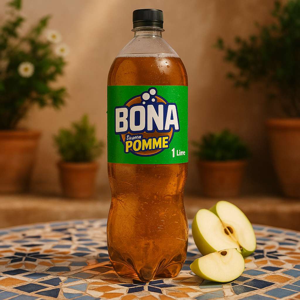 BONA Pomme Cidre 1L – Boisson Gazeuse aux Arômes Naturels