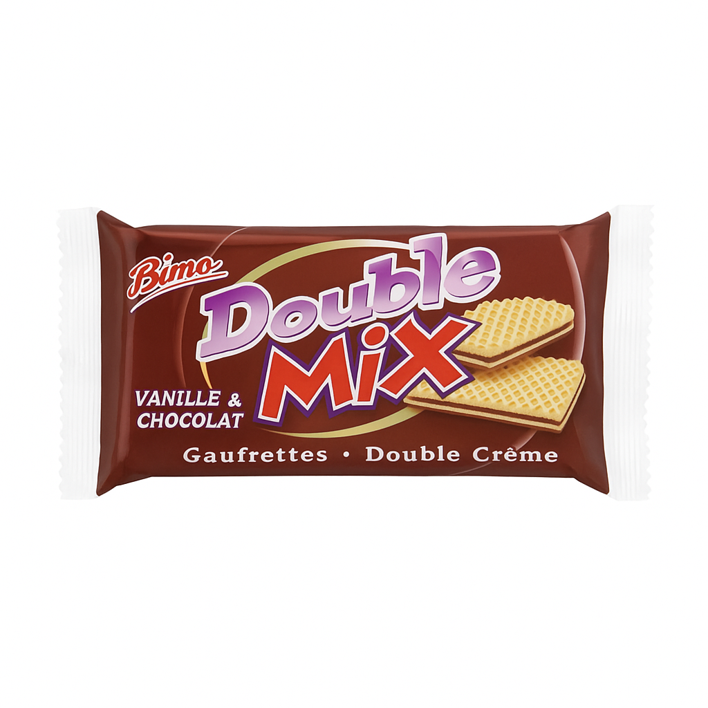 Gaufrettes Chocolat & Vanille 200g Double Mix BIMO