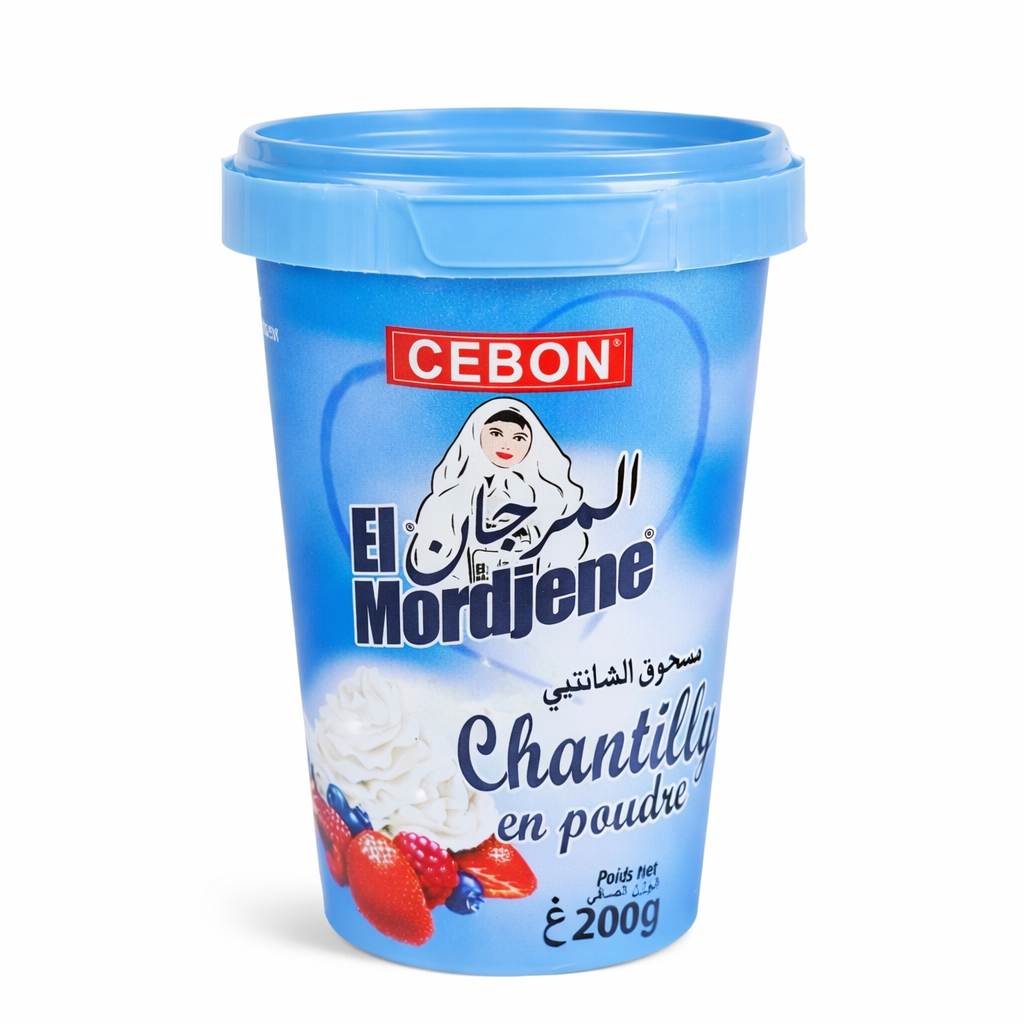 Chantilly en poudre El Mordjène Crème fouettée instantanée 200g CEBON