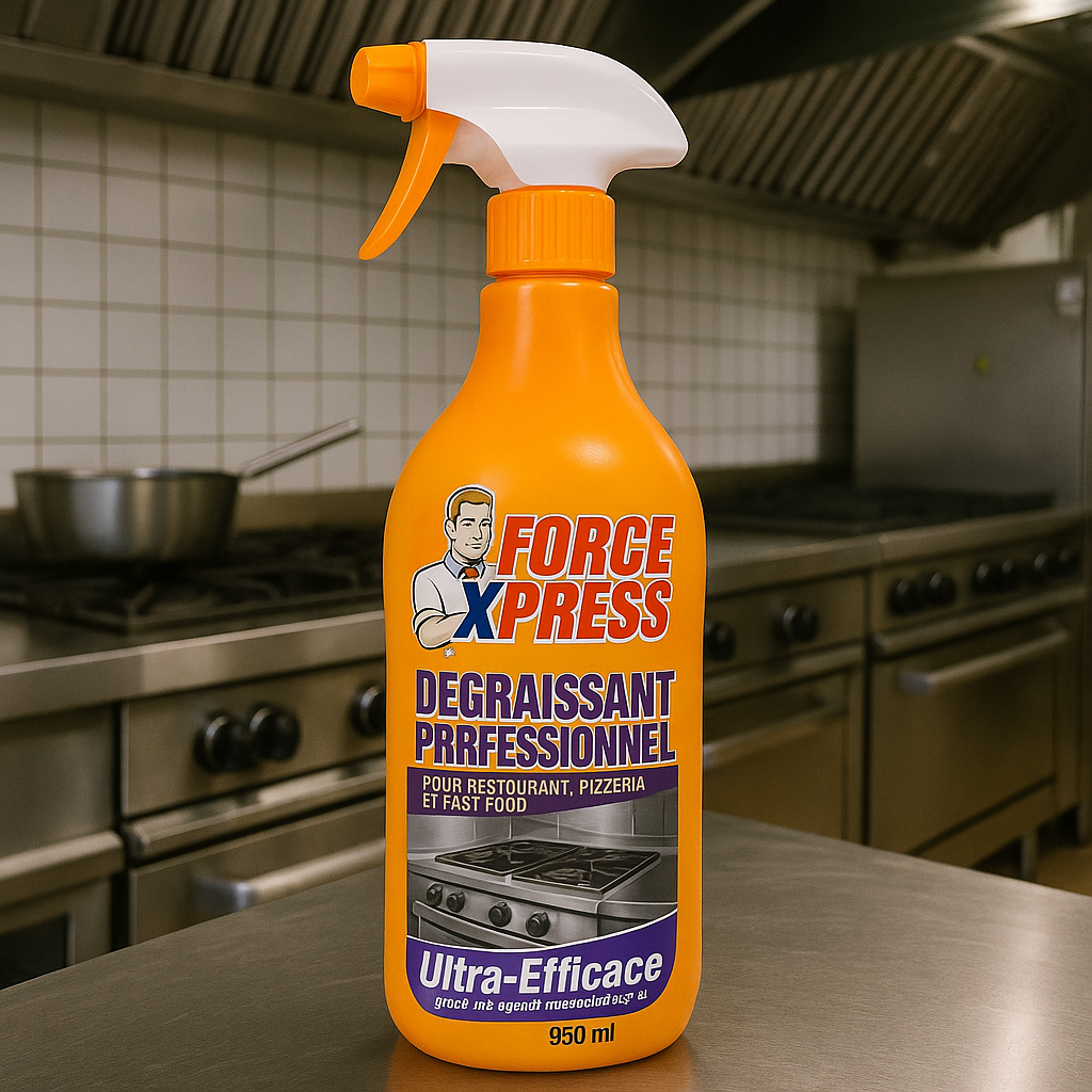 FORCE XPRESS Dégraissant Professionnel 950 ml –Cuisine & Restauration