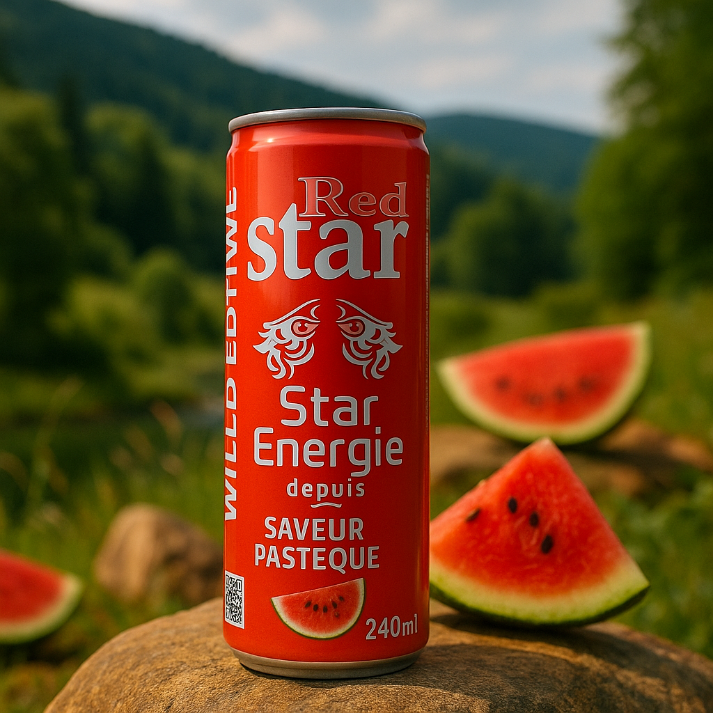 Red Star Énergie – Saveur Pastèque 24cl