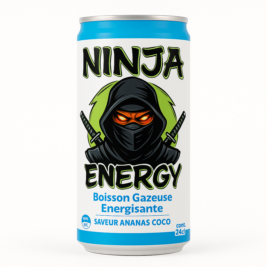 Ninja Energy – Ananas & Noix de Coco 24cl