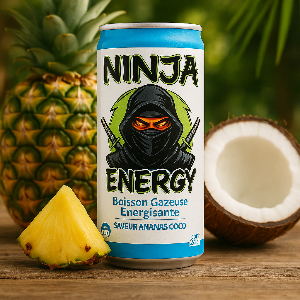 Ninja Energy – Ananas & Noix de Coco 24cl
