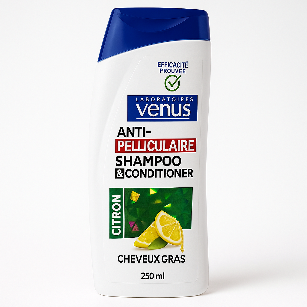 Shampoing Anti-Pelliculaire Citron 250ml Vénus