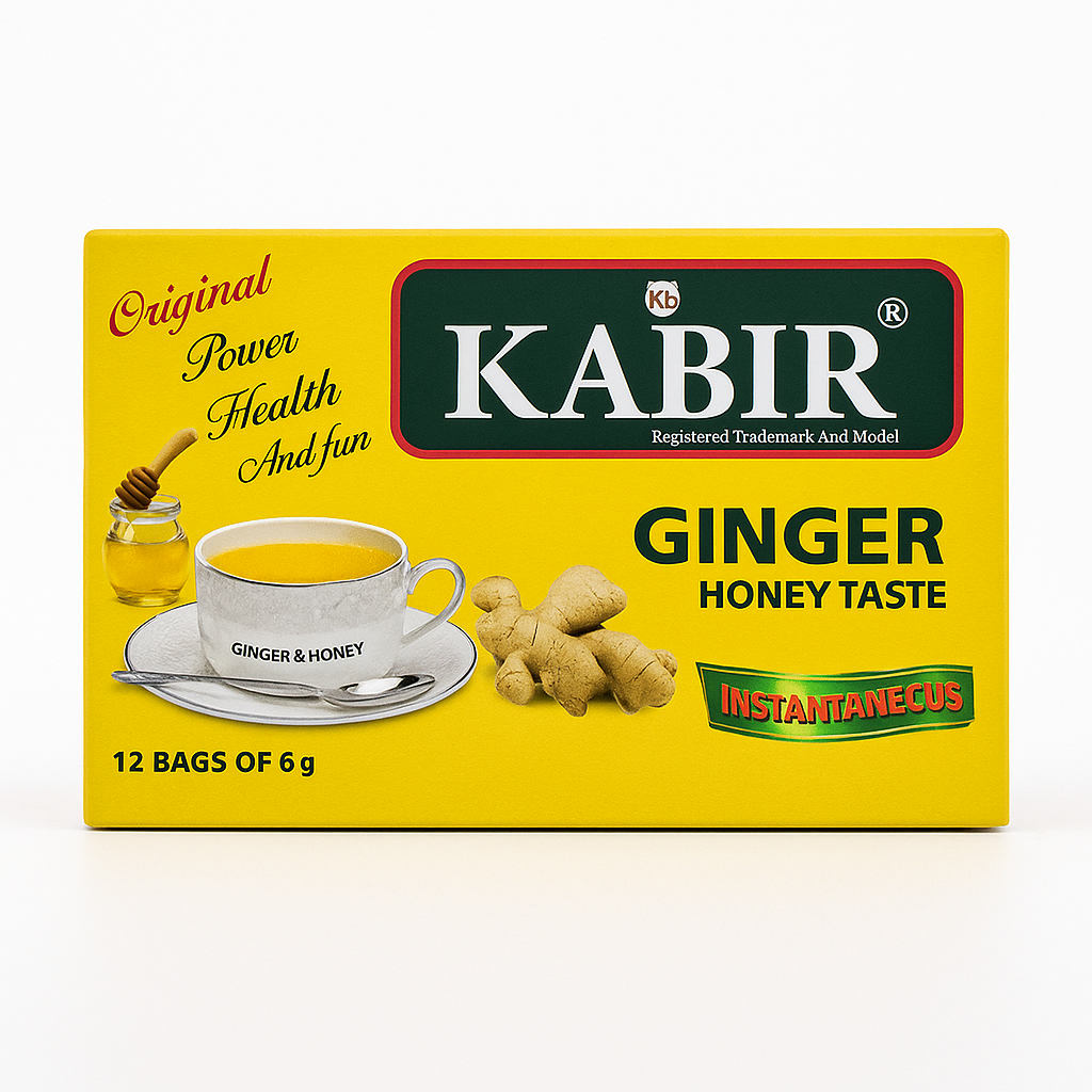 Infusion Gingembre & Miel – 12 sachets de 6g Kabir