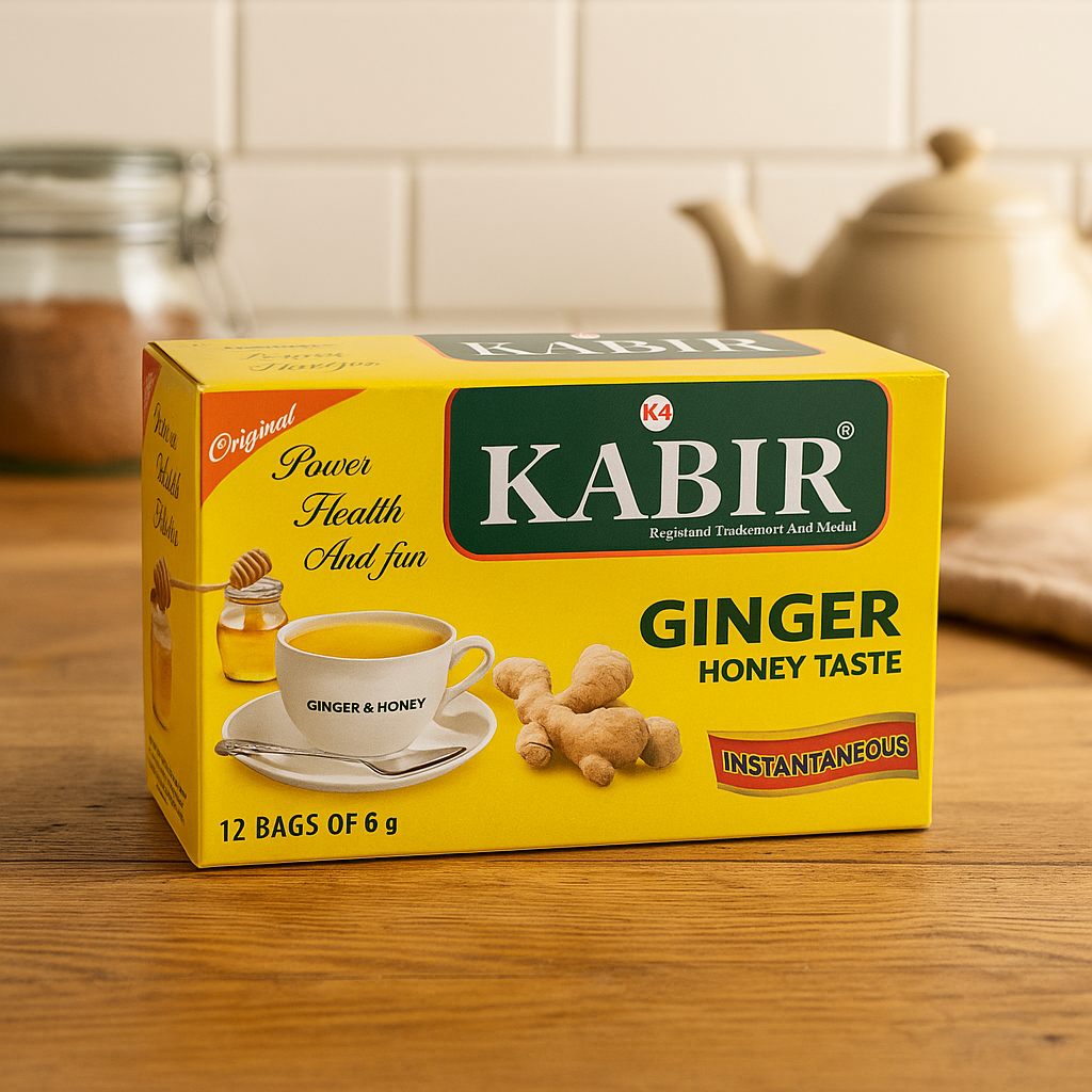 Infusion Gingembre & Miel – 12 sachets de 6g Kabir
