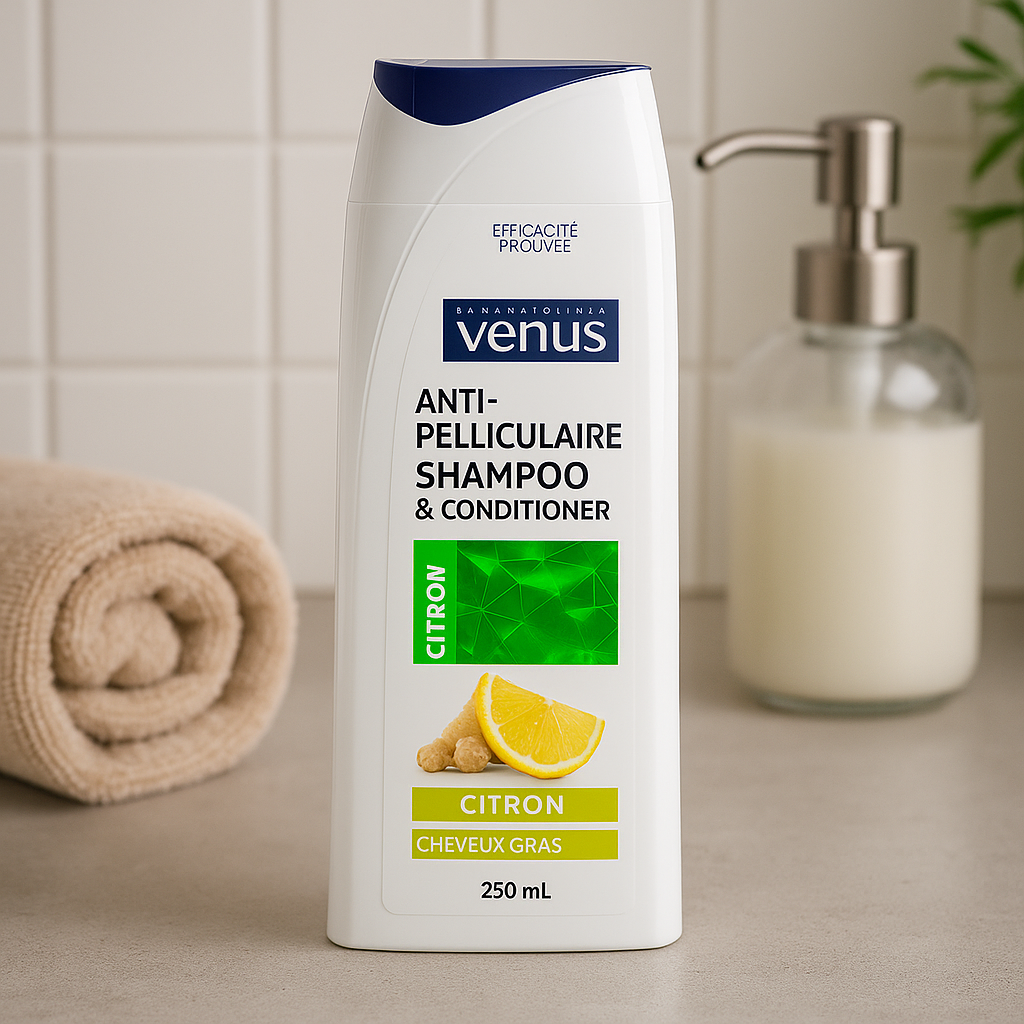 Shampoing Anti-Pelliculaire Citron 250ml Vénus