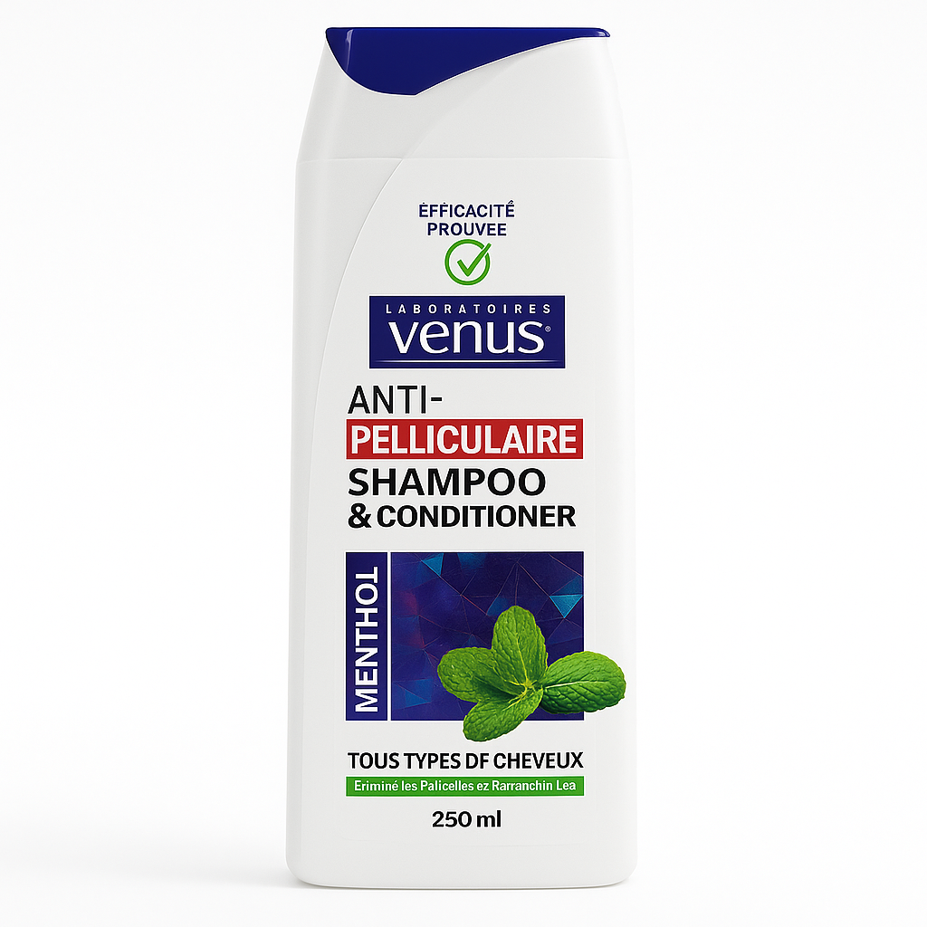 Shampoing Anti-Pelliculaire Menthol 250ml Vénus