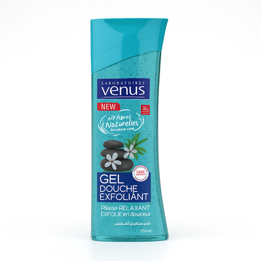 Gel Douche Exfoliant Fibres de Luffa & Bambou 240ml Venus