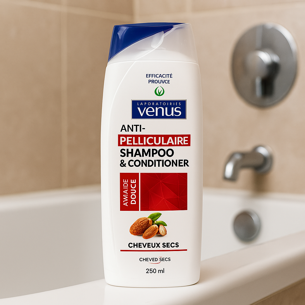 Shampoing & conditioner Anti-pelliculaire Amande Douce 250ml Venus