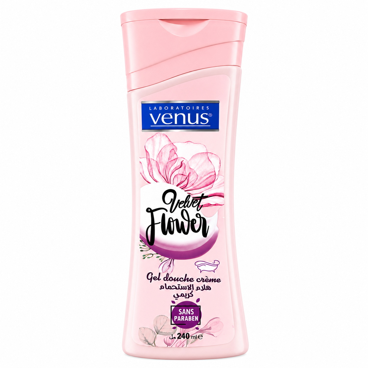 Gel Douche Crème Venus Velvet Flower 240ml – Sans Paraben