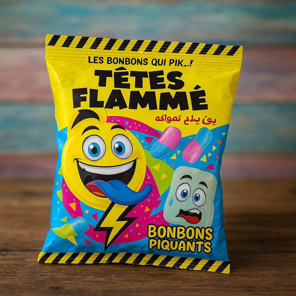Tête Flammée Bonbons Piquants 200g