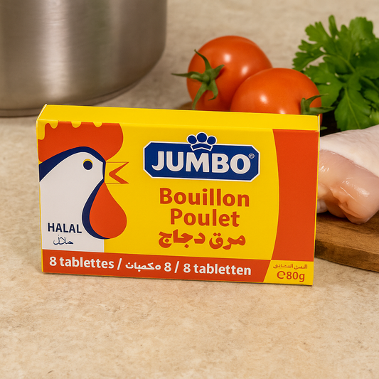 Bouillon Poulet – 8 Tablettes 80g Jumbo