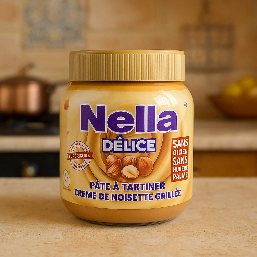 Pâte à Tartiner Crème Noisette Grillée 700g Nella Délice