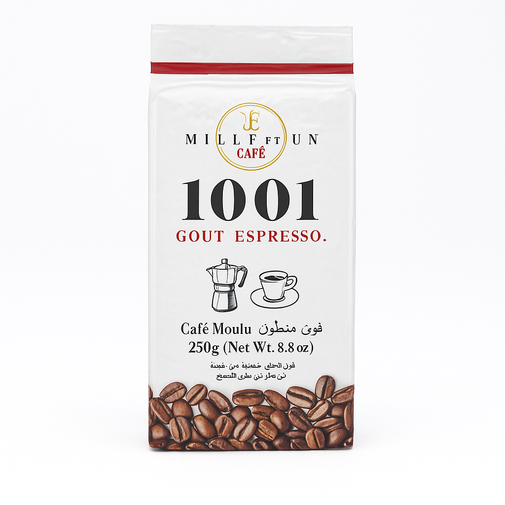 Café Moulu Goût Espresso 250g 1001