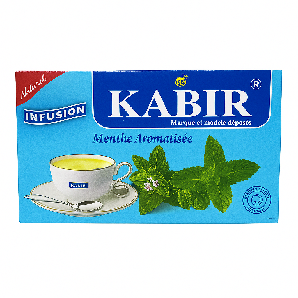 Infusion Menthe – 12 Sachets Kabir