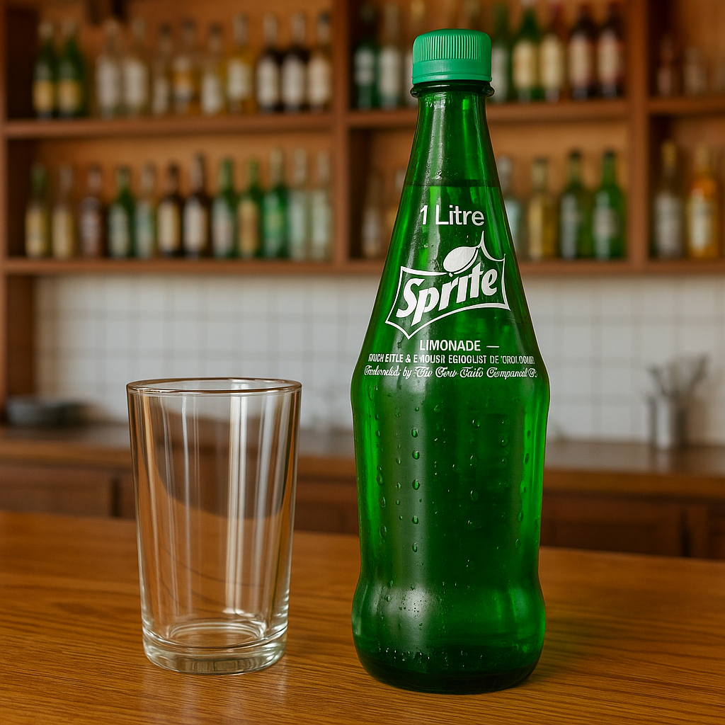 Sprite 1L en Verre