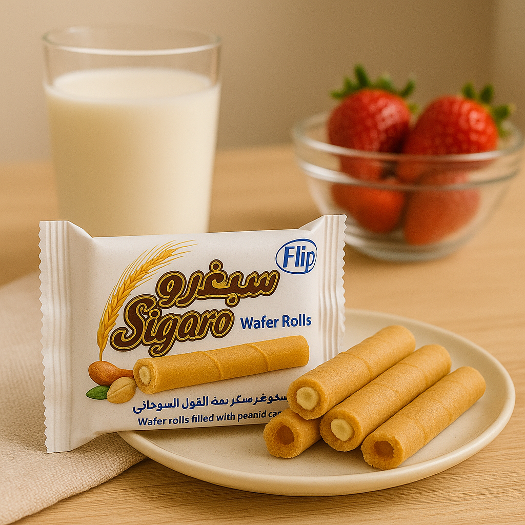 Wafer Rolls 80g Sigaro