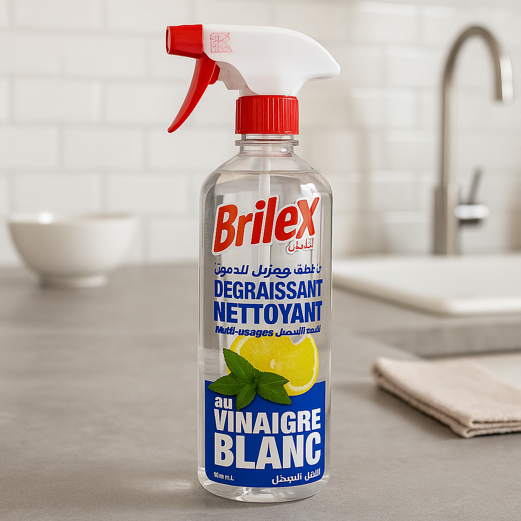 Nettoyant Dégraissant au Vinaigre Blanc 650ml Brilex