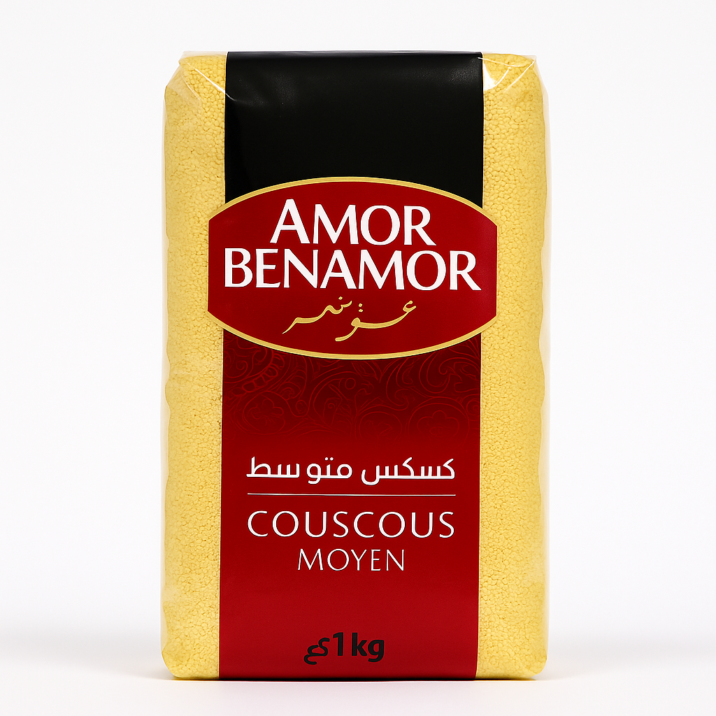 Couscous Moyen 1kg AMOR BENAMOR