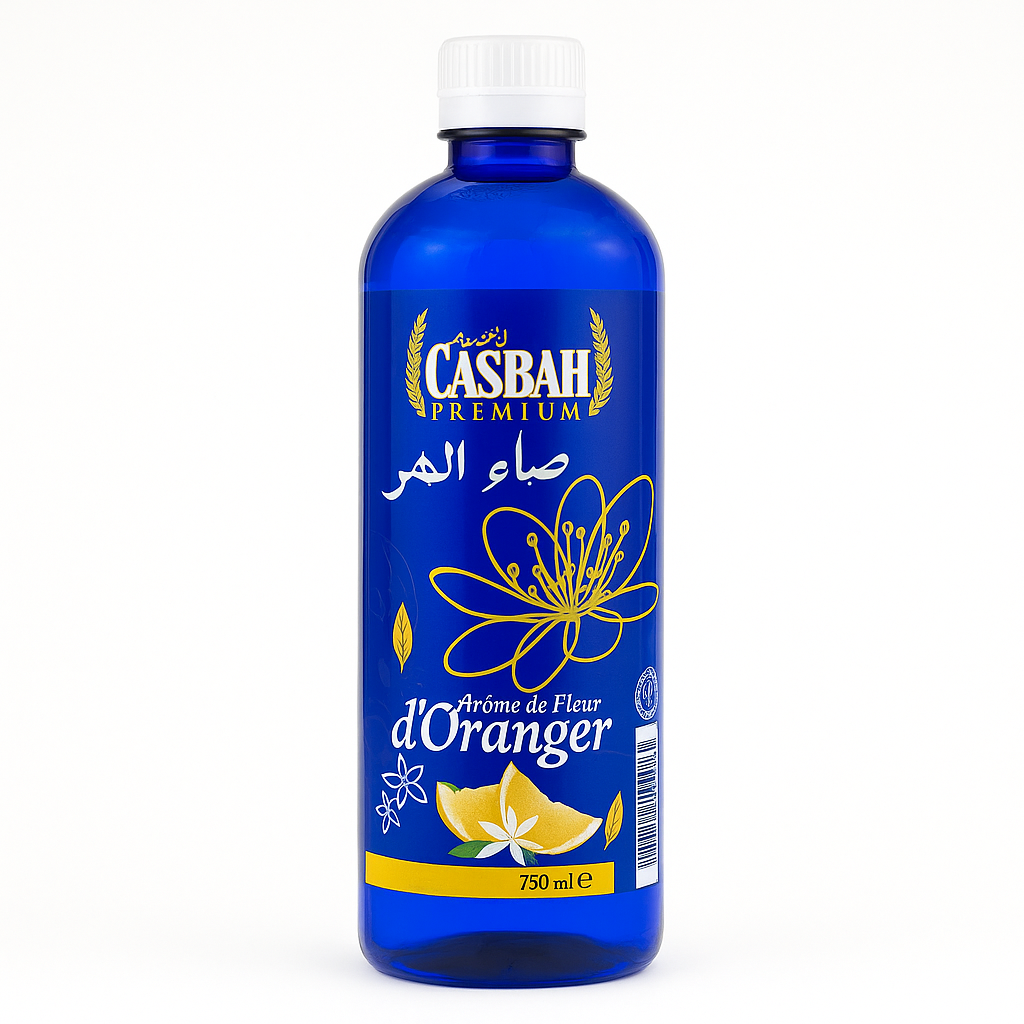 Eau de Fleur d’Oranger 750ml CASBAH Premium