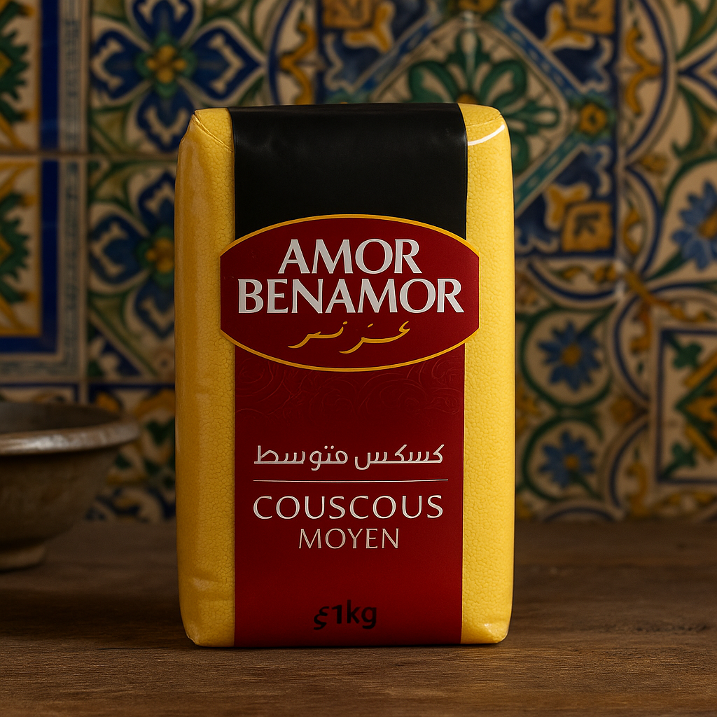 Couscous Moyen 1kg AMOR BENAMOR