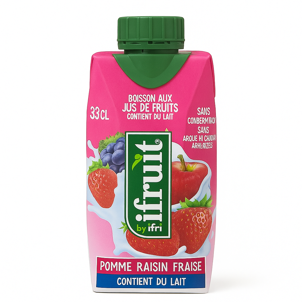 Ifruit Pomme Fraise Raisin au Lait