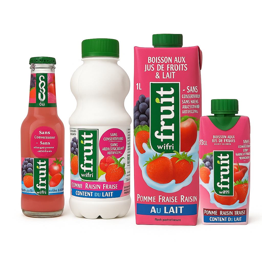 Ifruit Pomme Fraise Raisin au Lait