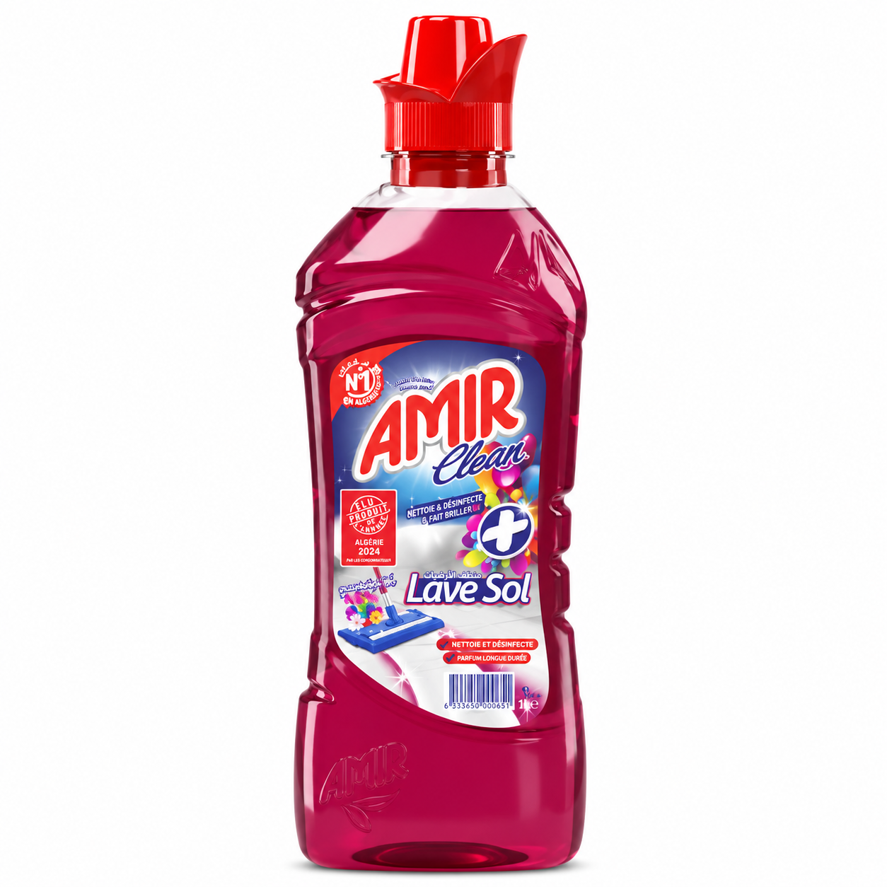 Amir Clean Amir Plus 1 L – Nettoyant Sol Multi-Usages