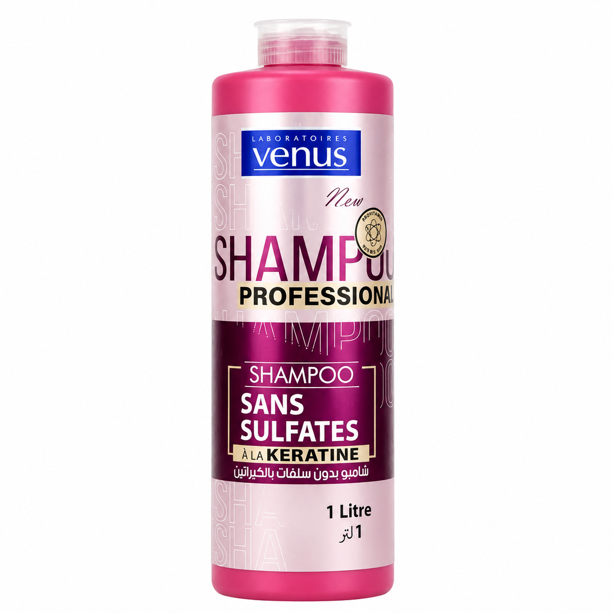 Shampoing Professionnel Vénus Sans Sulfates à la Kératine 1 L
