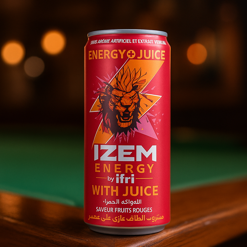 IZEM Energy with Juice Fruits Rouges 25cl