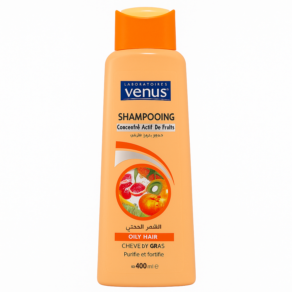 Shampoing Fruits Actifs Cheveux Gras 400ml Venus