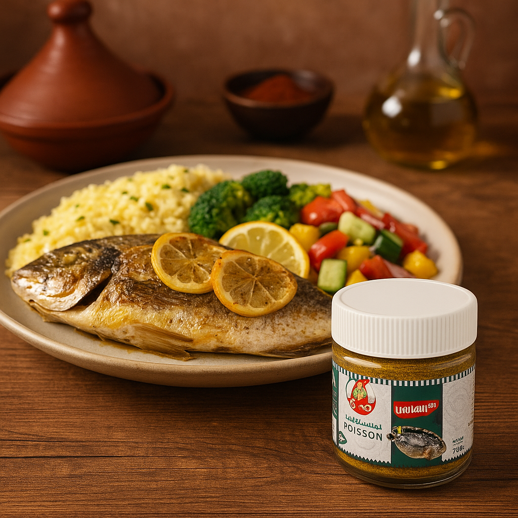 Épices Poisson Bio 80g El Fares