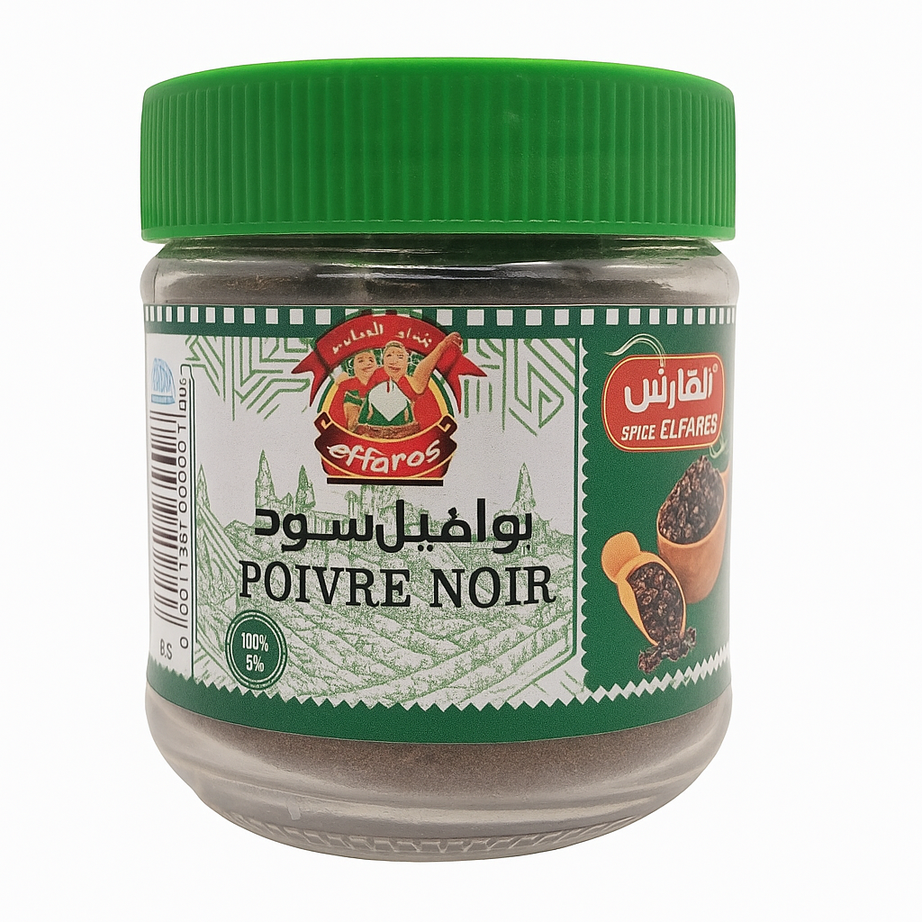 Poivre Noir Moulu Bio El Fares 70g