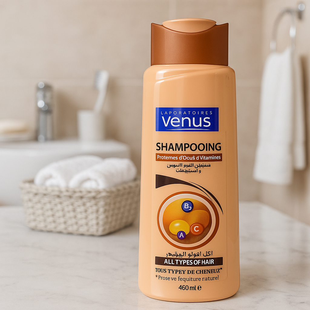 Shampooing Protéines d’Œufs & Vitamines 400ml Venus