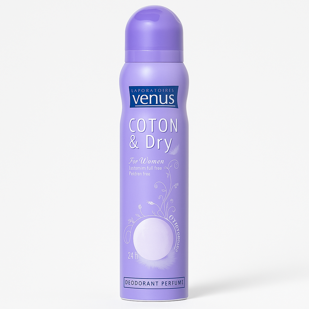 Déodorant Femme Coton & Dry 24h Venus