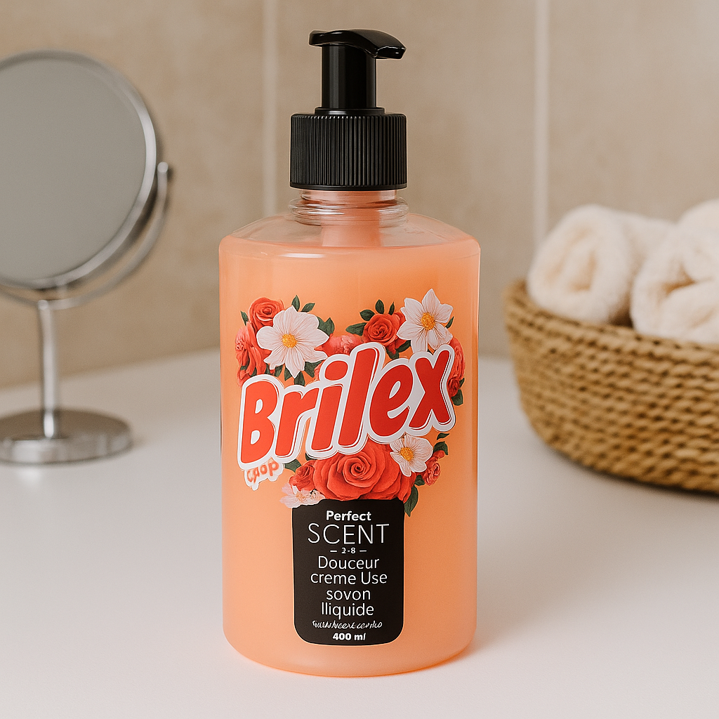 Savon Liquide Douceur Crémeuse 400ml Brilex