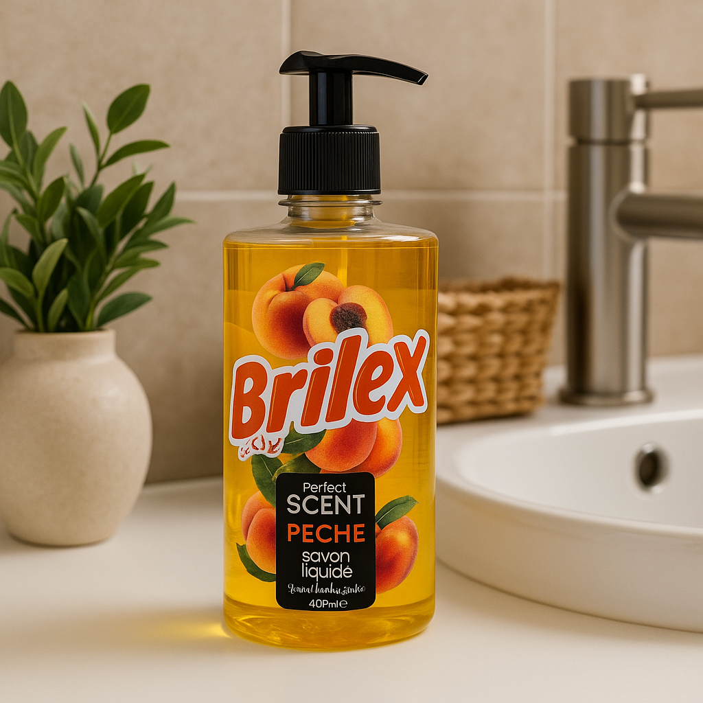Savon Liquide Pêche 400ml Brilex