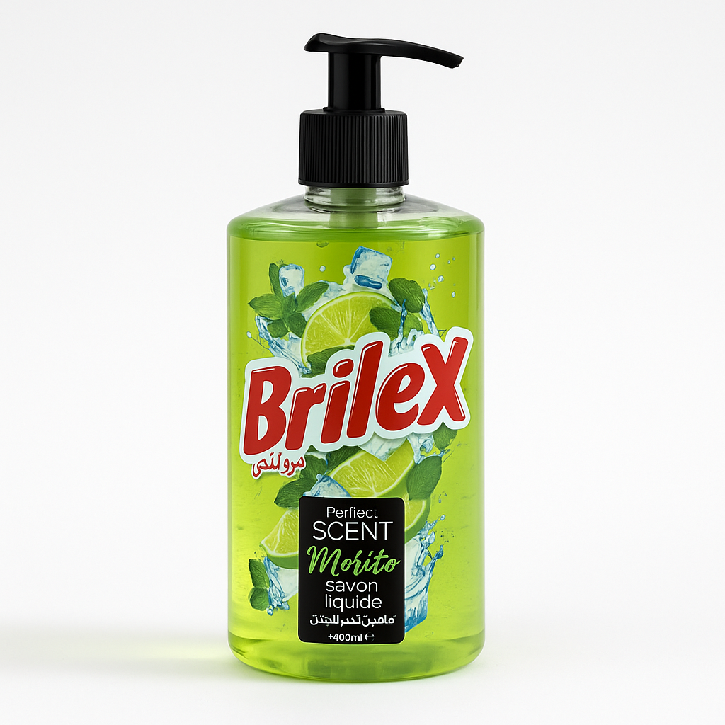 Savon Liquide Parfum Mojito 400ml Brilex