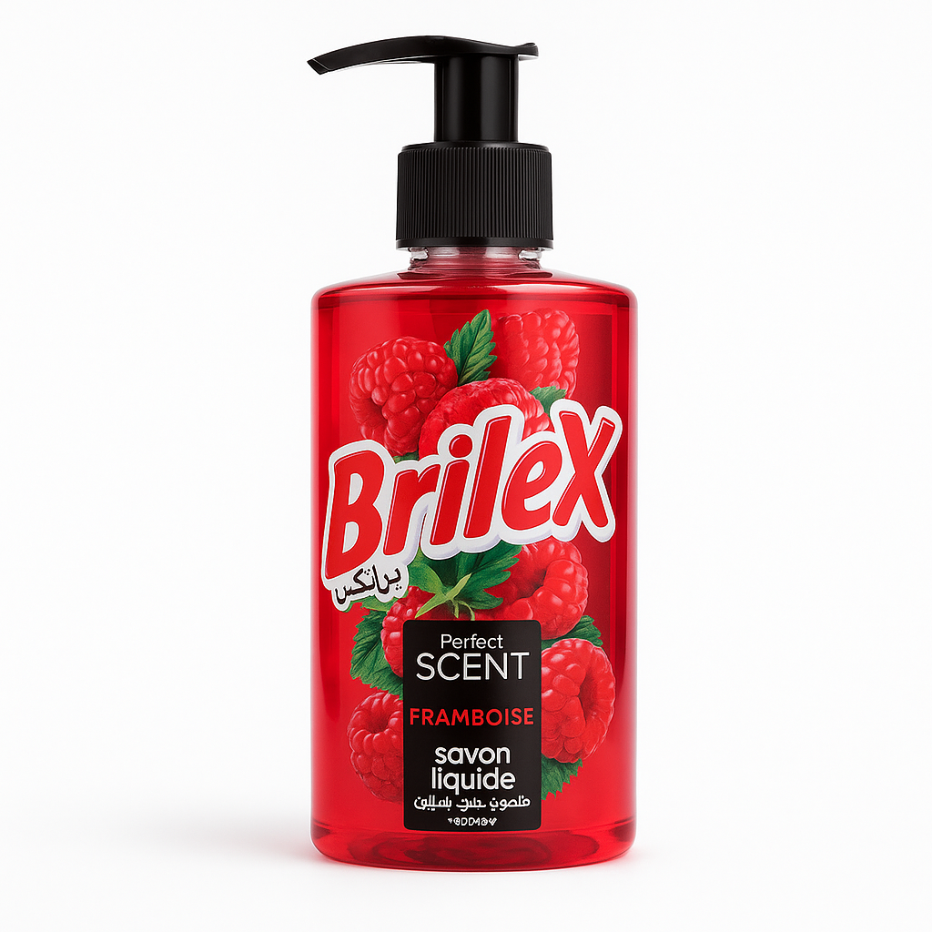 Savon Liquide Framboise 400ml Brilex