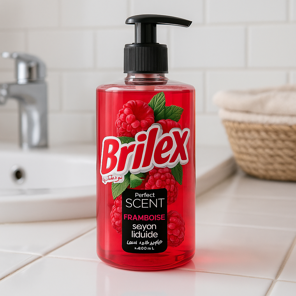Savon Liquide Framboise 400ml Brilex
