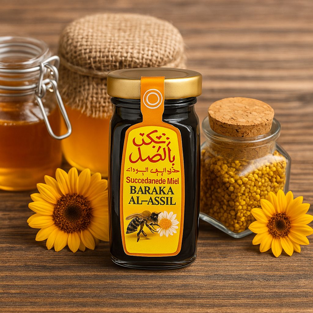 Succédané de Miel Baraka Al-Assil – 125g – Douceur Algérienne Authentique