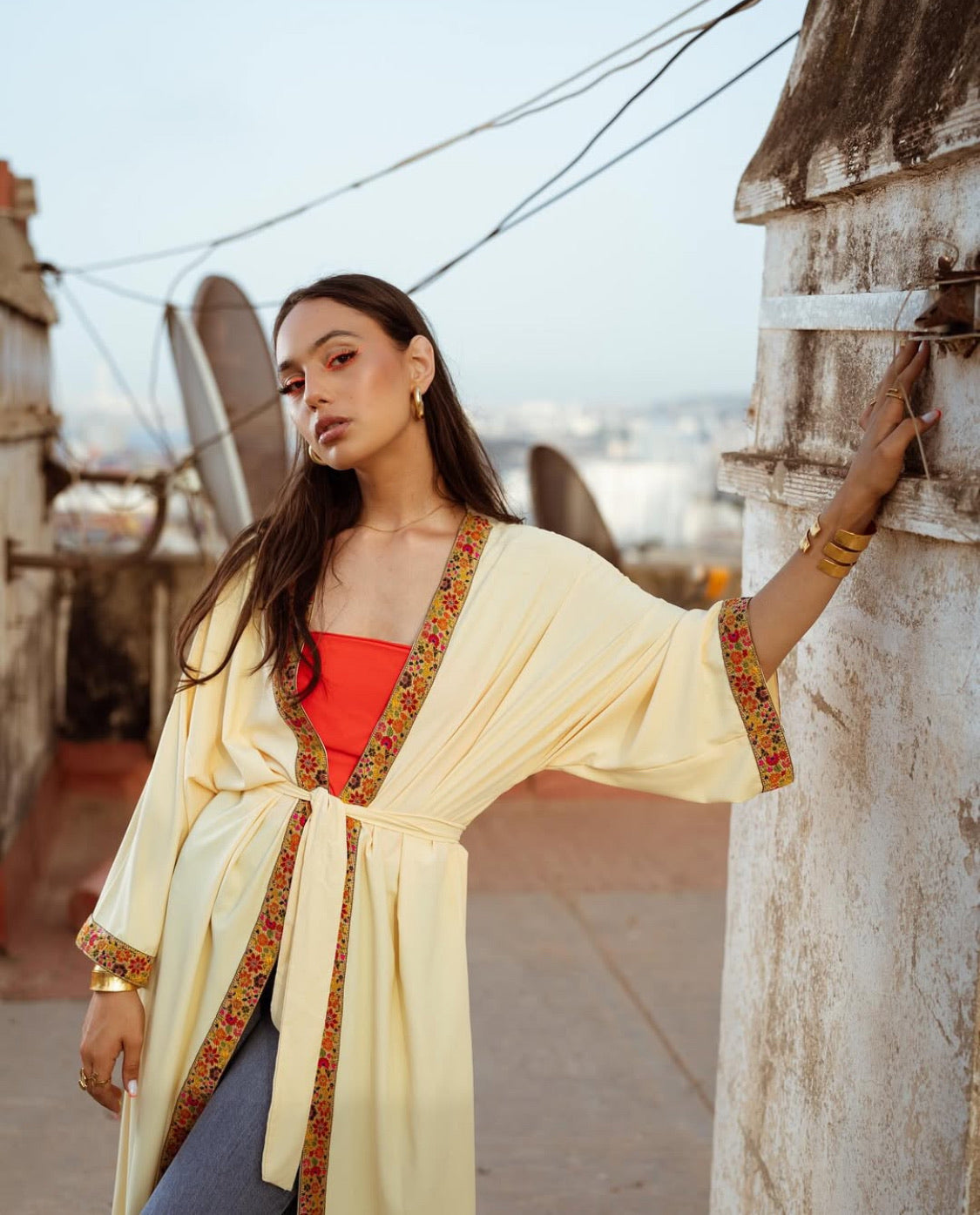 Kimono Lkhzana Brodé