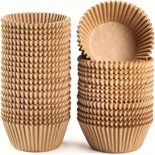 Lot de 200 moules à pâtisserie en papier sulfurisé – Muffins & gâteaux