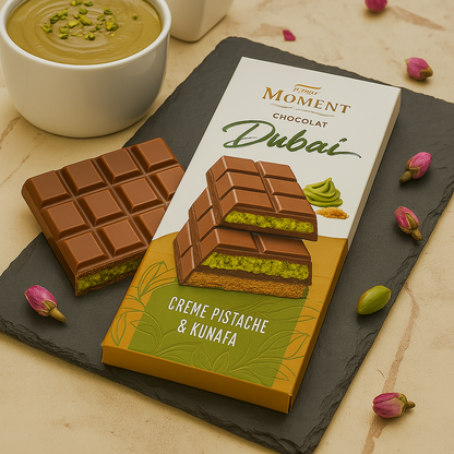 [2e -50%] Chocolat Dubai Pistache & Kunefe 150g Moment
