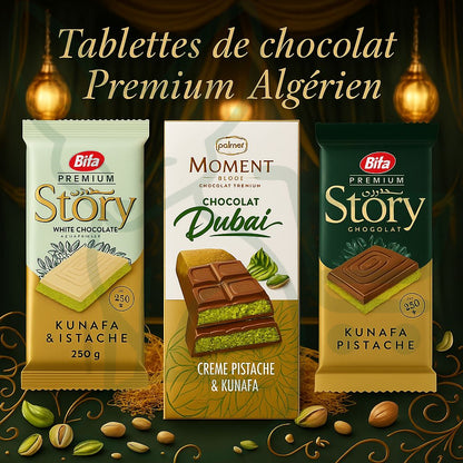 STORY by BIFA – Chocolat au lait Fourrage Kunefe & Noisettes 115g