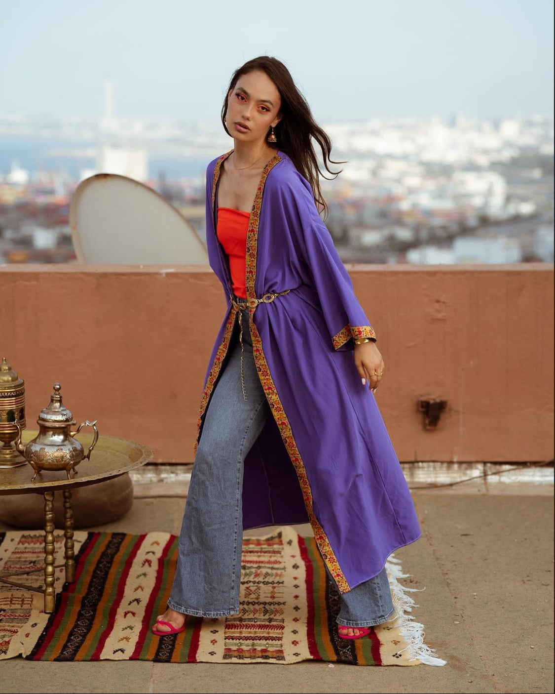 Kimono Lkhzana Brodé